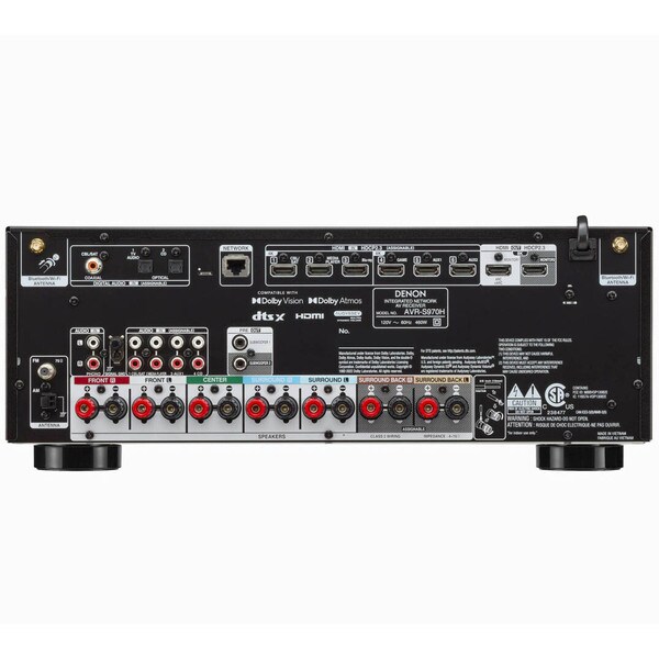 Main product image for Denon AVR-S970H 7.2 Channel Full 8K Ultra HD AV Receiver with 3D Audio 90 Watts per Channel245-4002